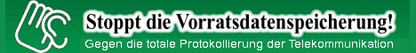 Stoppt die Vorratsdatenspeicherung